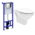 Cersanit Set SLIM&SILENT modul jadrofix(DuofixŠpeciál)+WC závesné OLYMPIA+WC sedSC durop