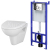 Cersanit Set SLIM&SILENT modul jadrofix(DuofixŠpeciál)+WC závesné PARVA+WC sed SC durop