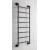 PMH Niklas 2 elektrický sušiak uterákov 657x1462 mm 93 W,elektr.kábel vpravo,Čierny