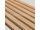 Dekoračný 3D lamelový panel 265x30x1,6 cm podklad MDF Čierna lamela fólia Dub Európsky