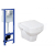 Cersanit K97-282 HI-TEC Set duofix+WC závesné PURE +sedátko SoftClose duroplast
