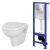Cersanit K97-283 HI-TEC Set duofix+WC závesné PARVA+sedátko SoftClose duropl