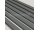 Dekoračný 3D lamelový Akustic panel 265x30x2,4cm Filc MDF Biela lamela CPL Diamantová Sivá