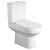 Aqualine VERMET WC kombi misa, spodný/zadný odpad, biela