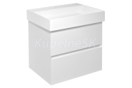 Sapho FILENA umývadlová skrinka 57x51,5x43cm, biela mat