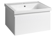 Aqualine ALTAIR umývadlová skrinka 61,5x35x45cm, biela AI267