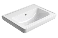 GSI CLASSIC keramické umývadlo 60x46cm, bez otvoru, biela ExtraGlaze