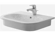Duravit D-CODE umývadlo 54x43cm
 s prepadom, 337540000