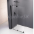 Polysan MODULAR SHOWER sprchová zástena  s posuvným sklom 1200 mm, čierna