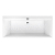 Villeroy & Boch Squaro Edge 12 obdĺžniková vaňa 180x80x45 cm,Quarylová+nohy+sifón,Biela