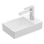 Villeroy & Boch Avento umývadielko 36x22 cm,bez prepadu,otv.pre bat. vpravo,Alps Biela C+