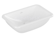 Villeroy&Boch Loop&Friends zápustné umývadlo 45x28 cm,bez prepadu,TitanCeram,Alpská Biela
