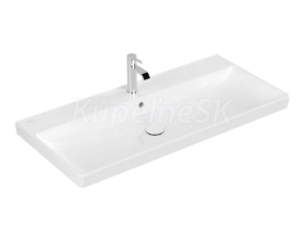Villeroy & Boch Avento nábytkové umývadlo 100x47cm,prepad,otv. pre batériu,Alpská Biela C+