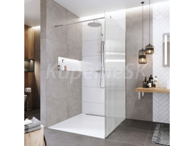 Mereo Sprchová stena WALK IN, Novea, 80 x 200 cm, chróm ALU, sklo Line