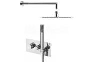 Sapho RHAPSODY podomietkový sprchový set s termostatickou batériou, 2/3 výstupy, chróm