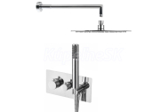 Sapho RHAPSODY podomietkový sprchový set s termostatickou batériou, 2/3 výstupy, chróm