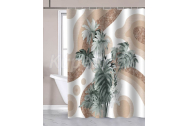 Aqualine Sprchový záves 180x180cm, polyester, palma