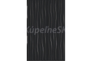 Zalakeramia CARNEVAL obklad-dekor čierny lesklý 25x40 cm, ZBK-42601 1.trieda