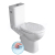 Sapho ETIUDA WC kombi misa zvýšená Rimless, zadný odpad+WC sedátko Handicap