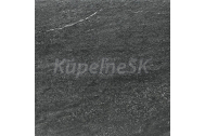 Rako QUARZIT Outdoor dlažba Čierna 59,8x59,8x2 cm matná reliéf, rektifik, mrazuv, R11B DAR