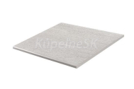 Rako QUARZIT Outdoor schodovka rektif. šedá matná reliéf, mrazuv. 60x60x2 cm R11B DCH66737