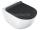 Ravak Vita Slim WC sedátko 36,4x45x5,1 cm SoftClose Easy-off Čierne