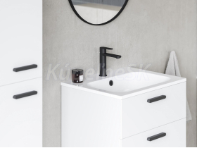 Ravak Chrome Slim nábytkové kompozitné umývadlo 60x49cm otvor pre bat,prepad,Biele+Cleaner