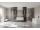 Ravak SD Chrome II skrinka pod umývadlo 120x49x47 cm 2 dvierka madlá čierne 152 mm Biela