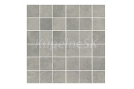 Opozcno Foggy Night mrazuvzdorná rektifikovaná mozaika 30x30x0,9 cm SvetloŠedá matná