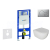 Geberit SET Duofix+závesné WC Oudee so sedátkom Slim SC,tlačítko Sigma 01 lak. Chróm matný