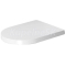 Duravit ME by Starck WC sedátko 37,4x43,8 cm nerezové závesy,Duroplast,Biele