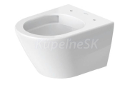 Duravit D-Neo závesné WC 37x48 cm Rimless,hlboké splachovanie,Durafix,splachov. 4,5L,Biela