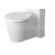 Duravit Starck 1 WC kombi misa stojaca WonderGliss,hlboké splachovanie,Vario odpad, Biela