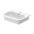 Duravit D-Code keramické zápustné umývadlo 54,5x43,5 cm,otvor pre bat,prepad Biela