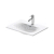 Duravit Viu keramické zápustné umývadlo 60x45 cm,otvor pre bat,prepad,WonderGliss,Biela