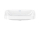 Duravit Happy D.2 Plus keramické zápustné umývadlo 60x40 cm bez prepadu Biela