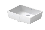 Duravit Vero keramické zápustné umývadlo 43x31,5 cm s prepadom Alpská Biela 330430000