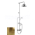 Sapho VIENNA sprchový stĺp s pák. batériou, mydeľnička, v. 1291mm,bronz