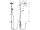 Hansgrohe 27270000 CROMETTA sprchová súprava S240 Showerpipe EcoSmart,chróm
