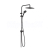 Hansgrohe Vernis Shape sprchový set Showerpipe 230 1jet Reno Čierna matná