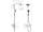 Hansgrohe 27188000 CROMA 220 Showerpipe EcoSmart, termostat so sprch. kútom,rameno 400 mm