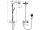 Hansgrohe 27126400 Raindance Select sprch.stĺp Select E300 2jet,termostat,chróm/biela