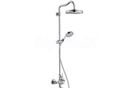 Axor MONTREUX Showerpipe s termostat.batériou hornou sprchou1jet,kartáč
