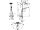 Hansgrohe 26790000 CROMA Select termostat.stĺp 280 1jet Showerpipe,chróm