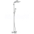 Hansgrohe 27298000 CROMETTA sprchová súprava E 240 Showerpipe k vani termostat,chróm