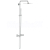 GROHE Euphoria XXL 230 Sprchový stĺp s termostatickou batériu, chróm 26187000