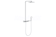 GROHE 26250LS0 RAINSHOWER 360 DUO Sprch syst nástenný termost hlavová,ručná sprcha chróm/b