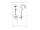 Hansgrohe 27660000 Croma E termostatický stĺp 280 EcoSmart 1jet, chróm