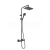 Hansgrohe Vernis Shape sprchový set Showerpipe 230 Ecosmart 1jet s termostatom Čierna mat