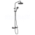 Hansgrohe Vernis Blend Sprchový set-stĺp Showerpipe 200 s termostatom, Čierna mat 26276670